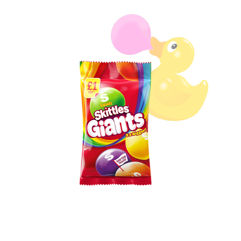 Skittles Giants Assorted Fruit (UK)
