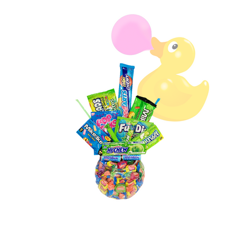 Small Candy Filled Vase Bouquet