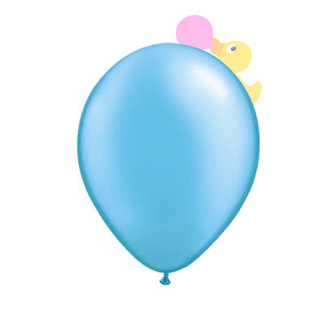 11" Latex Balloon Pearl Azure