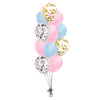 Dozen Sparkle Pastel Balloon Bouquet
