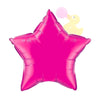 Iridescent Pink Star Balloon 19"