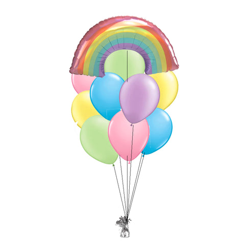 Over The Rainbow Balloon Bouquet