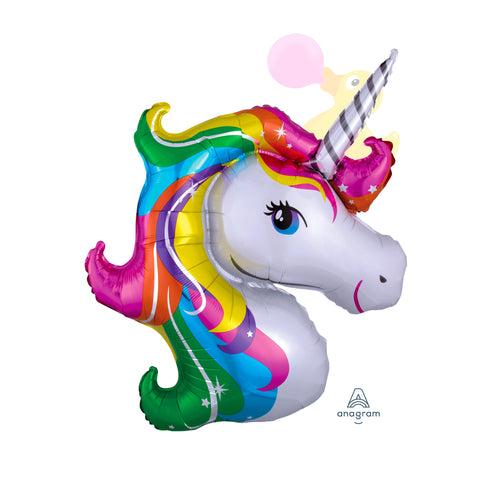 SuperShape™ Rainbow Unicorn 33"