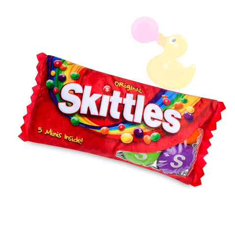 Skittles Packaging Fleece Plush