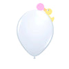 White 11" Latex Balloon